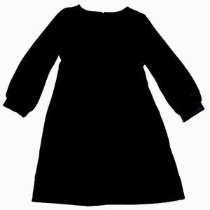 ANN TAYLOR Women’s Black Bracelet Sleeve Pintuck Waist Pocketed Dress Sz 8 NWOT
